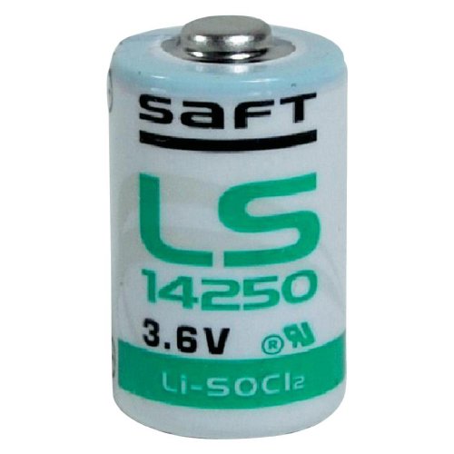 Saft, Ls 14250, Batteria 1/2 Aa, 3,6 V, Al Litio Cloruro Di Tionile, Confezione Da 5