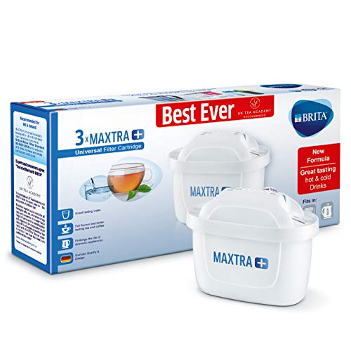 Brita Maxtra, set di cartucce filtranti, colore bianco, plastica, Confezione da 3
