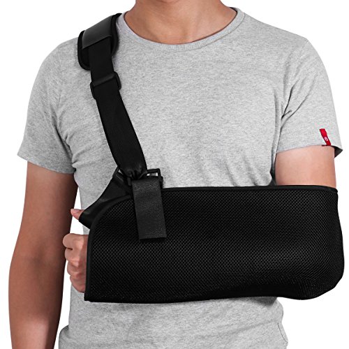 Healifty - Fascia per braccio, regolabile, immobilizzatore, per polso e gomito per ossa rotte e fratturate