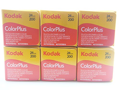 Kodak Color Plus - 35mm film, 6 rolls, 24 exposure/roll, ISO 200