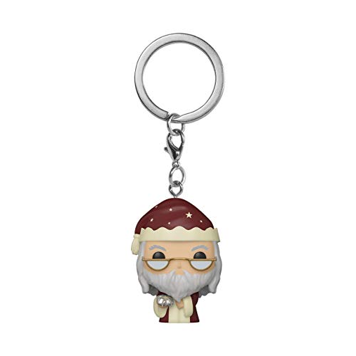 Funko- Pop Keychain: Harry Potter Holiday-Dumbledore S11 Figura da Collezione, Multicolore, 51207