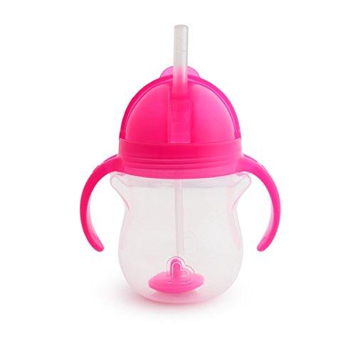 Tazza Munchkin Click Lock™ Tip & Sip Flexi-straw Cup - 207ml (rosa)