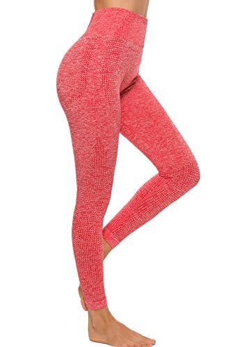 INSTINNCT Leggins Sportivi da Donna Vita Alta Pantaloni Elastici di Fitness per Allenamento Yoga Collant di Base Dimagrante