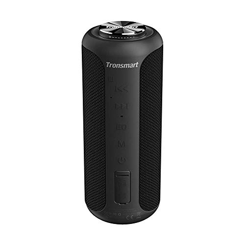 Tronsmart T6 Plus Upgraded Edition Cassa Bluetooth 40W, Altoparlante Waterproof IPX6 con Powerbank, 360° Suono Stereo TWS, 15 Ore di Riproduzione, Effetti Tri-Bass, Speaker con Bluetooth 5.0 e NFC