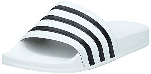 adidas Adilette, Ciabatte Uomo, White/core black/white, 39 EU