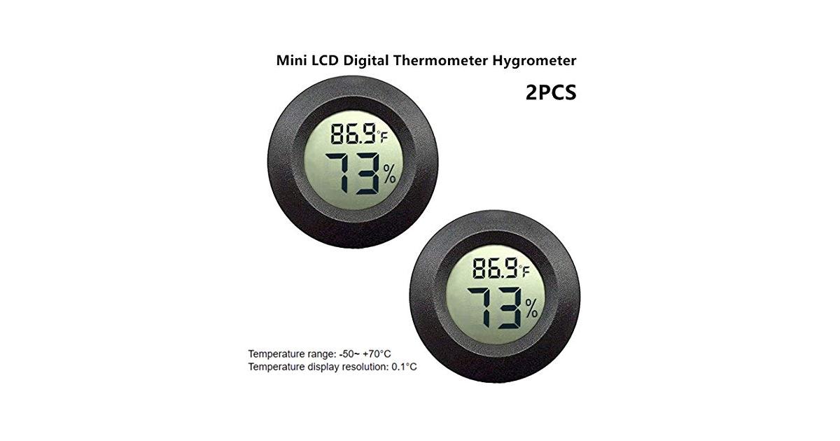 ZHITING Mini termometro digitale, monitor LCD Misuratore ...
